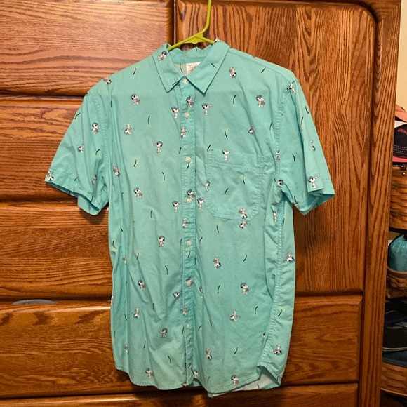 Good Condition Pirate Snoopy collared, button-down shirt. - Picture 1 of 7